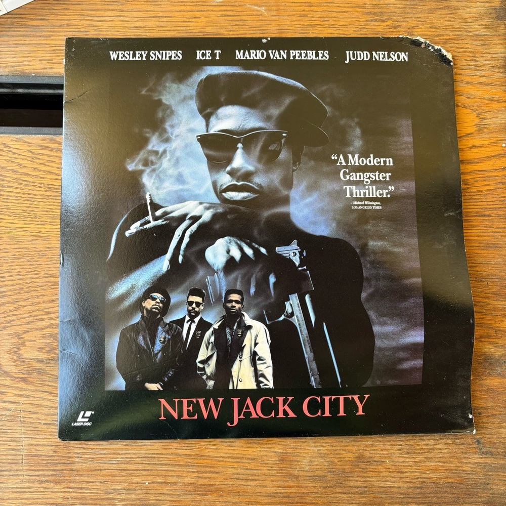 New Jack City, Disc in Good Condition-Cover in Fair Condition Wesley Snipes Movi